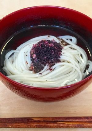 ゆかり(梅入り)うどん-レシピのメイン写真