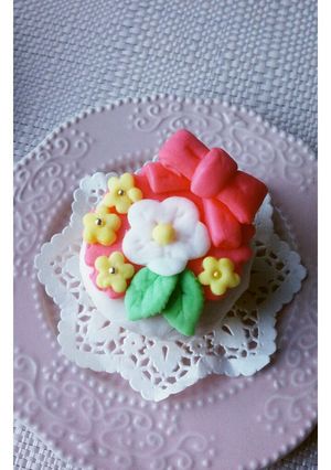 可愛くて美味しい♡お花のカップケーキ♡-レシピのメイン写真