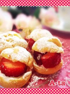 簡単 材料4つ!超膨らむ♡シュークリーム-レシピのメイン写真