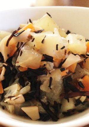 大根と舞茸のひじき煮 離乳食後期-レシピのメイン写真