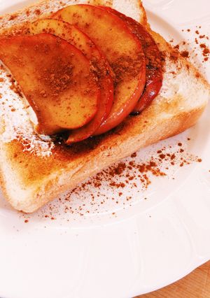 朝食やランチに♡アップルシナモントースト-レシピのメイン写真