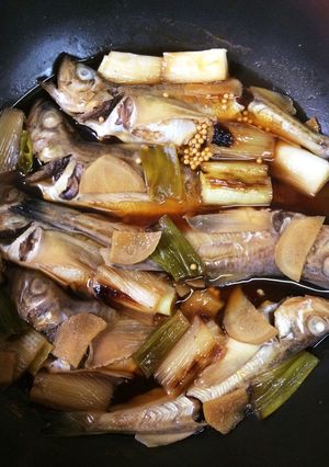 簡単ハタハタの煮つけ-レシピのメイン写真