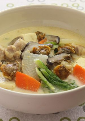 赤貝入り飛鳥汁【天狗缶詰】-レシピのメイン写真