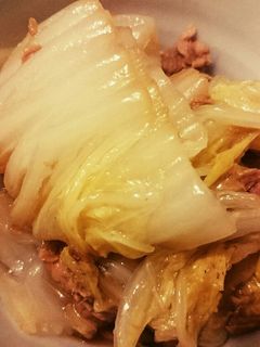 あっという間♪白菜とツナ缶の煮物-レシピのメイン写真