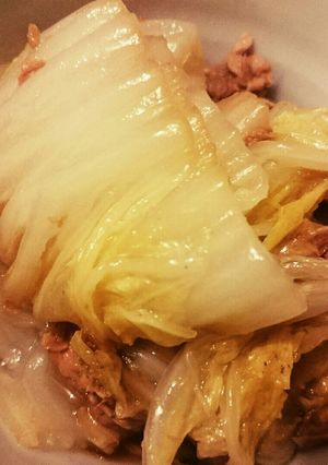 あっという間♪白菜とツナ缶の煮物-レシピのメイン写真