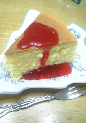 しゅわっ♪とろっ♪スフレチーズケーキ!!-レシピのメイン写真