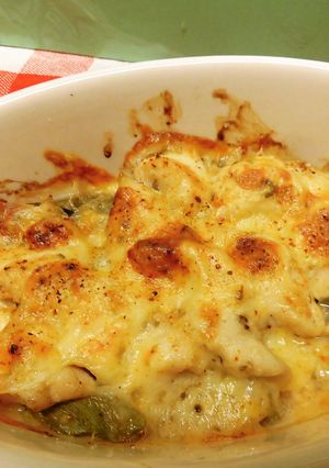 ささみとねぎのピリ辛チーズ焼き♪-レシピのメイン写真