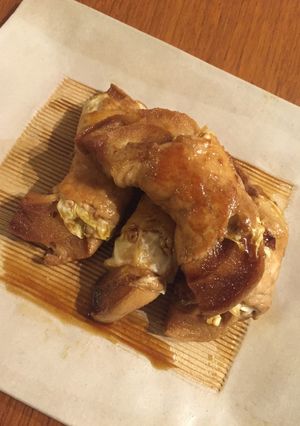 車麩とキャベツの肉巻き甘辛煮-レシピのメイン写真