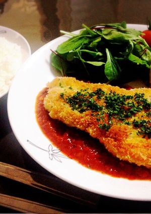 フライパンで簡単！ミラノ風カツレツ♪-レシピのメイン写真