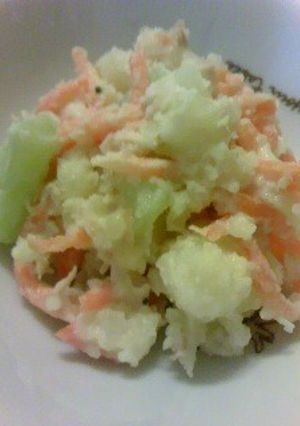 人参とブロッコリーの茎のポテトサラダ-レシピのメイン写真
