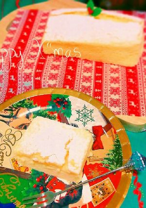 簡単！型は牛乳パックでスフレチーズケーキ-レシピのメイン写真