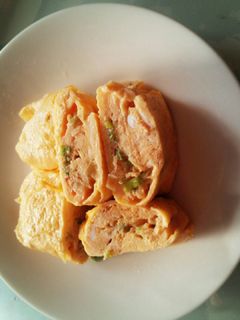 ネギ味噌卵焼き-レシピのメイン写真