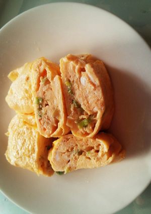 ネギ味噌卵焼き-レシピのメイン写真