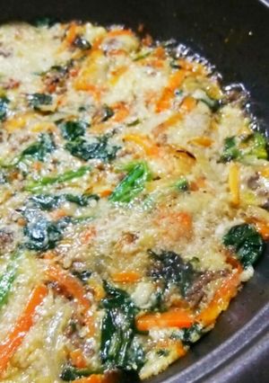 もっちもち♡野菜たっぷりじゃがチヂミ♪-レシピのメイン写真