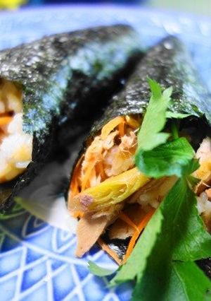 ちらしの手巻き寿司-レシピのメイン写真