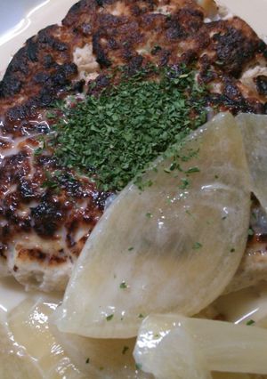簡単♪豆腐ハンバーグ！クリームソースで♡-レシピのメイン写真