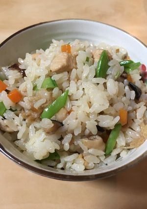 南関あげと鶏肉の混ぜご飯-レシピのメイン写真