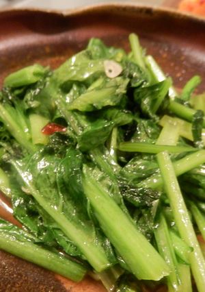 青菜のササッと中華風炒め-レシピのメイン写真