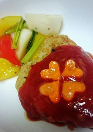 根菜ハンバーグ-レシピのメイン写真