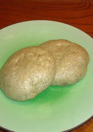 春だね♪よもぎあんぱん-レシピのメイン写真