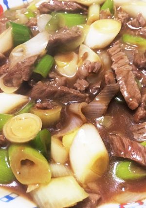手軽中華〜牛肉ネギ炒め！ ☆蔥爆牛肉☆-レシピのメイン写真