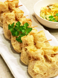 油揚げに肉じゃが入れて揚げました♬-レシピのメイン写真