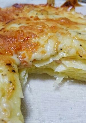 じゃがいもマヨネーズのミルフィーユ焼き-レシピのメイン写真