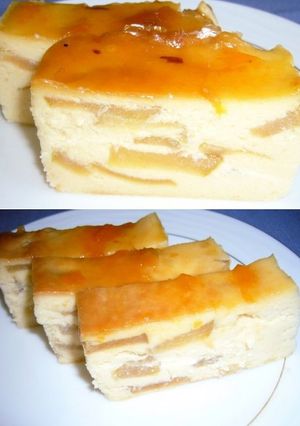 焼きりんごのベイクドチーズケーキ-レシピのメイン写真