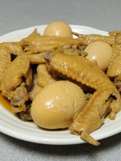 調理師さんの鶏手羽先と卵の照り煮-レシピのメイン写真