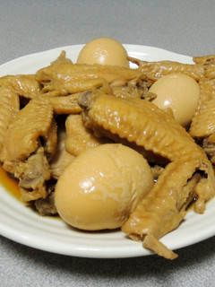 調理師さんの鶏手羽先と卵の照り煮-レシピのメイン写真