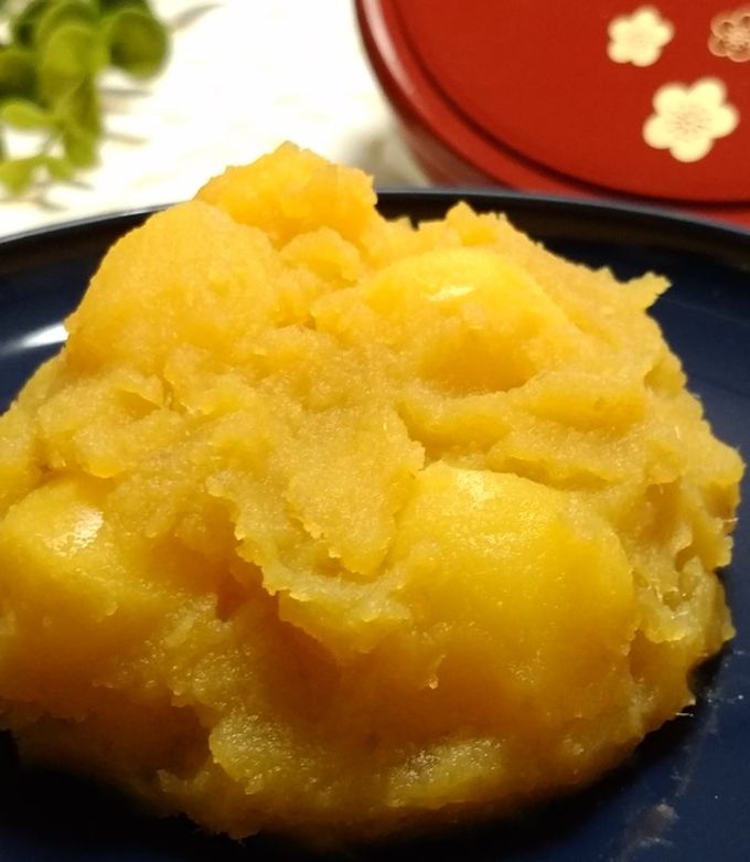 栗きんとん　250ｇ　9袋　添加物不使用、さつま芋栗クチナシ農薬不使用 簡単おせち◇くちなし無しで黄金栗きんとん by もへほっぺ