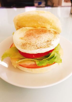 ぉうちで朝マック風∵ゞ(≧ε≦ｏ)ぶっ-レシピのメイン写真