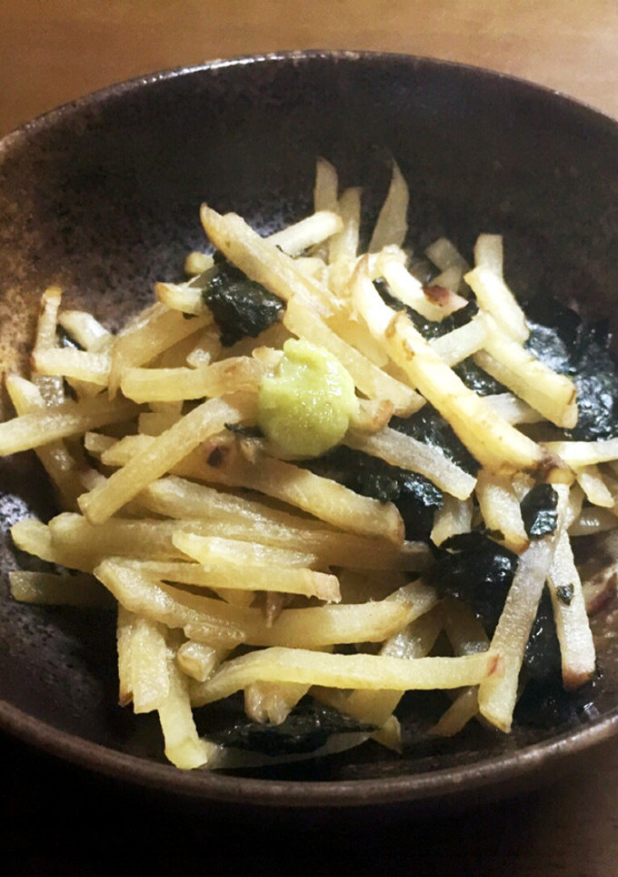 ヤーコンのマヨ醤油わさび和え-レシピのメイン写真