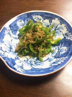 ピーマンとジャコの炒め物-レシピのメイン写真