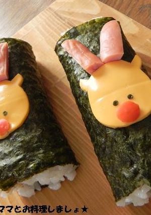 簡単★トナカイのスティックおにぎり-レシピのメイン写真