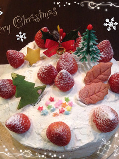 クリスマスケーキ♪-レシピのメイン写真