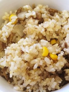 塩だけ★炊くだけ★ ごぼうピラフ-レシピのメイン写真