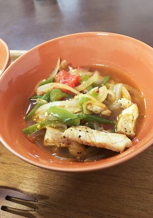 フライパンでささっと洋風野菜炒め煮-レシピのメイン写真