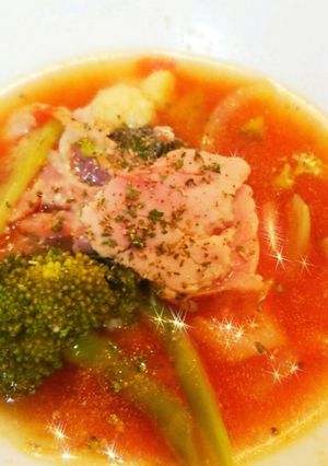 クリスマスにも♪ベーコンのうまトマスープ-レシピのメイン写真