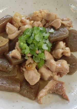蒟蒻と鶏もものガーリックバター醤油-レシピのメイン写真