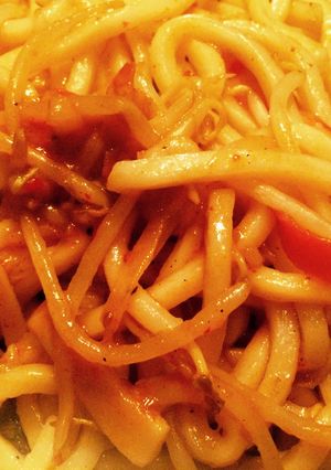 タイスキソースで☆焼きうどん-レシピのメイン写真