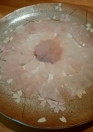 かわはぎの刺身-レシピのメイン写真
