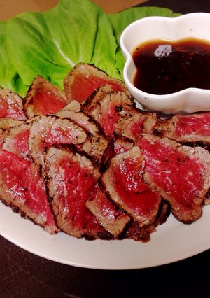 バーナーで簡単！本格ローストビーフ♪-レシピのメイン写真
