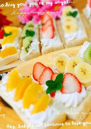 カルピスソフト&ホイップのオープンサンド-レシピのメイン写真