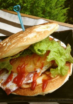 ホットプレートで作ろう、PBEバーガー-レシピのメイン写真