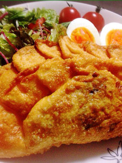 とにかくデカイ!ジャンボ揚げ餃子♪-レシピのメイン写真