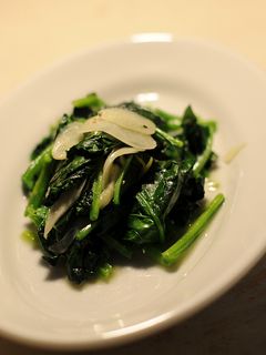 ほうれん草のペペロンチーノ-レシピのメイン写真