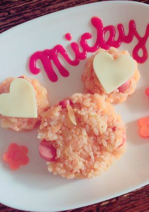 ケチャップライス✩ミッキーver-レシピのメイン写真