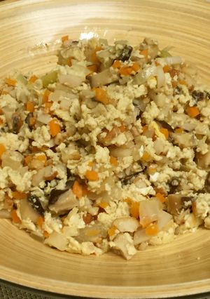 冷凍豆腐で炒り豆腐-レシピのメイン写真