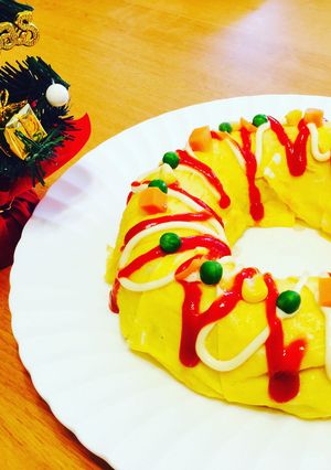 オムライスリース-レシピのメイン写真